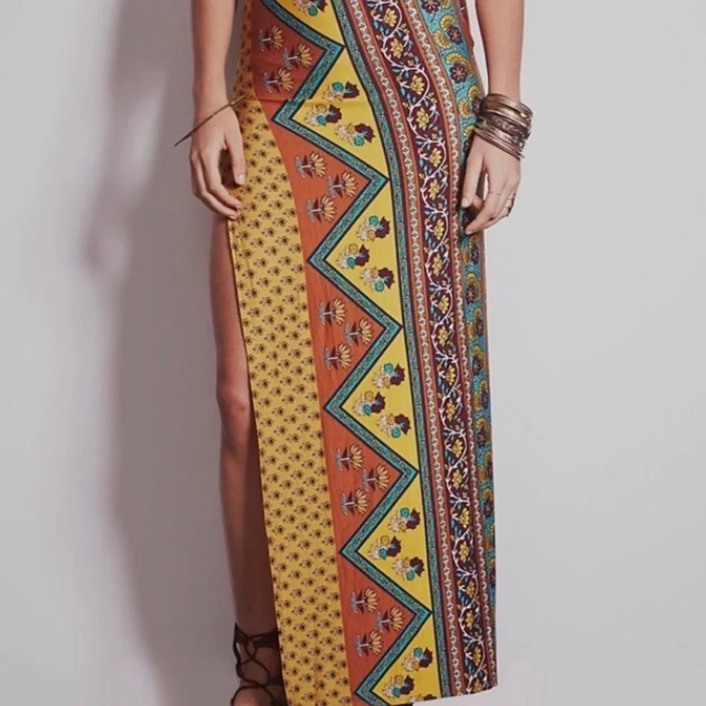 NWOT novella royal ethnic skirt - Picture 2 of 6